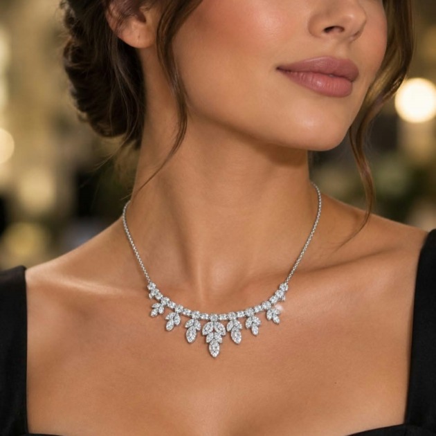 Colier argint rodiat 925